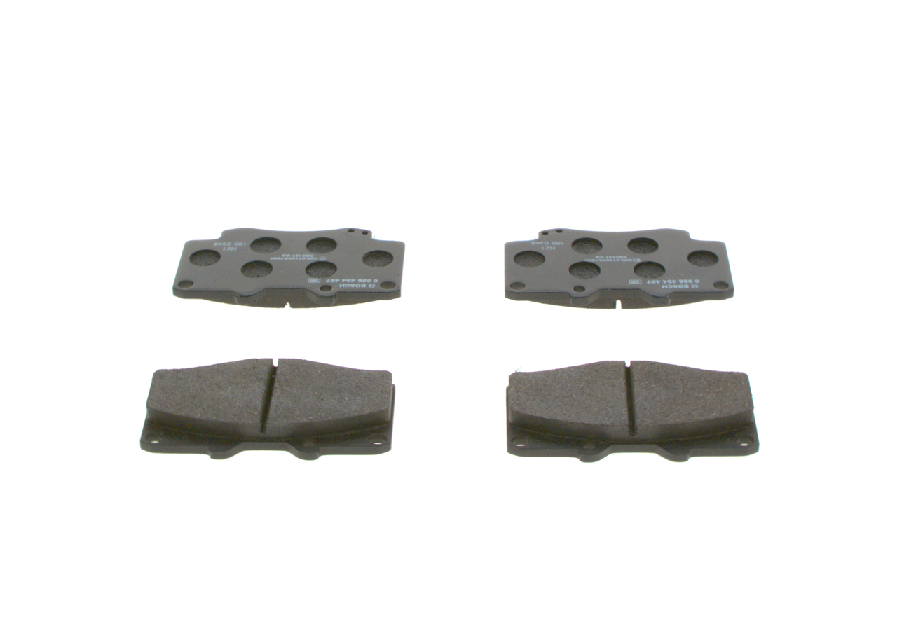 Brake Pad Set, disc brake - 0 986 494 497 BOSCH