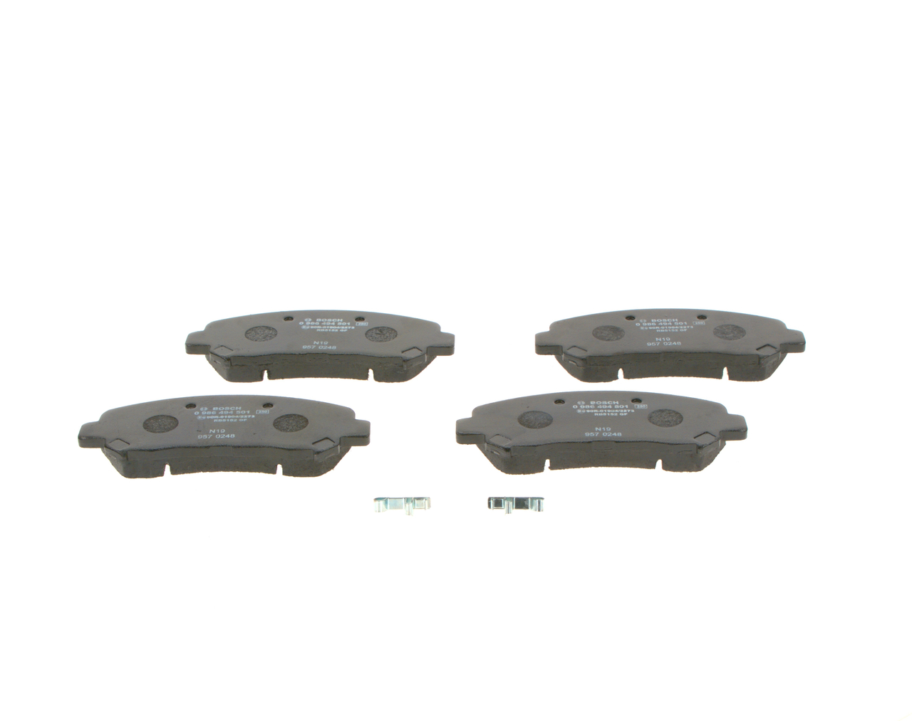Brake Pad Set, disc brake - 0 986 494 501 BOSCH