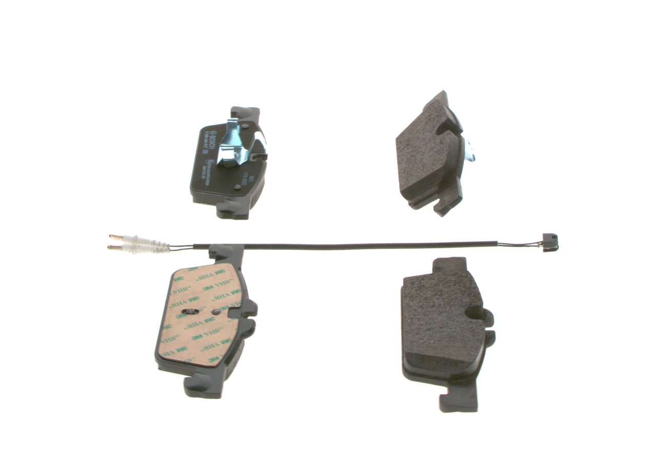 Bremsbelagsatz, Scheibenbremse - 0 986 494 527 BOSCH