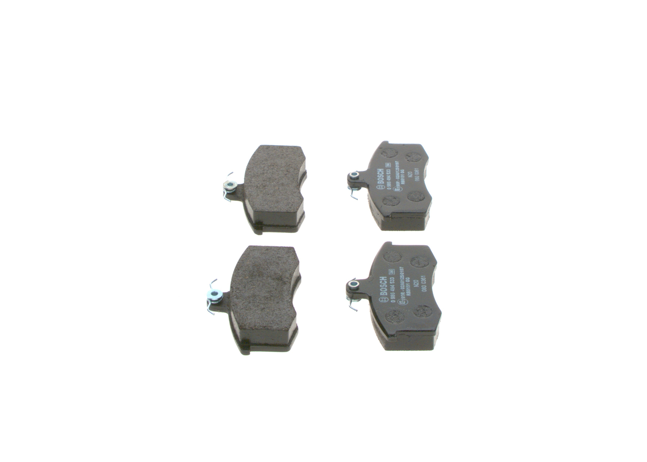 Brake Pad Set, disc brake - 0 986 494 533 BOSCH