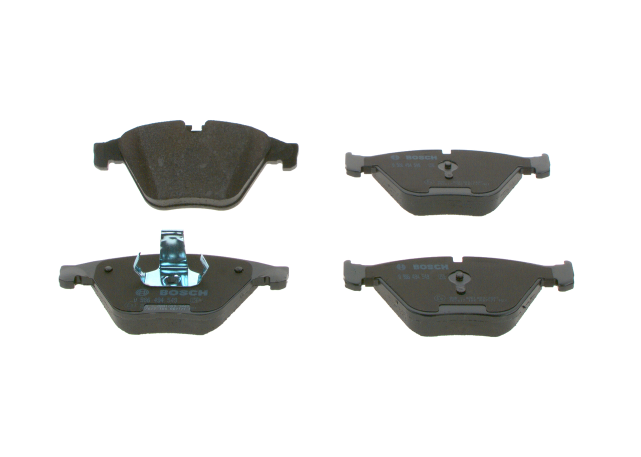 Brake Pad Set, disc brake - 0 986 494 549 BOSCH