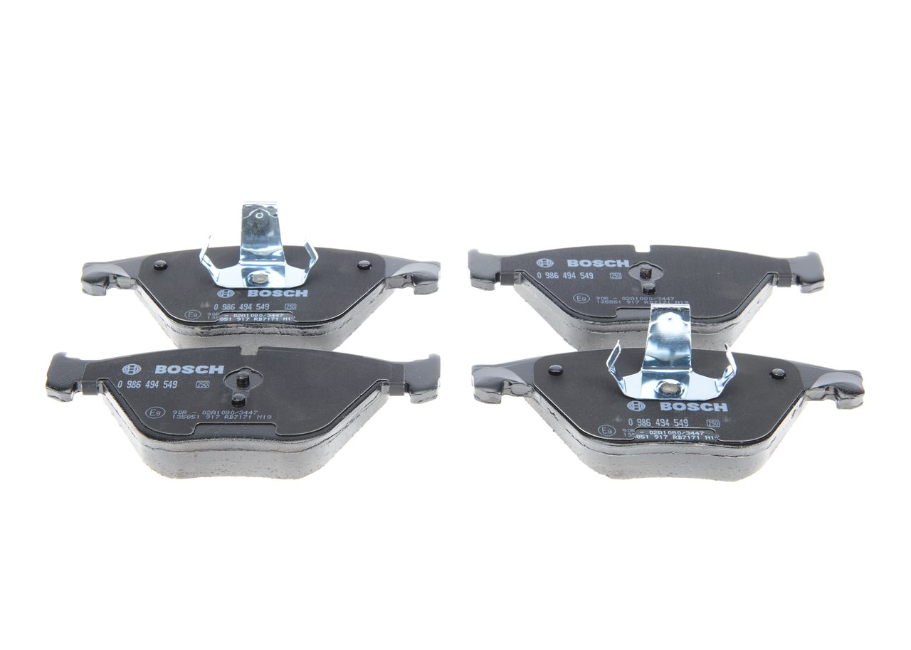 Brake Pad Set, disc brake - 0 986 494 549 BOSCH