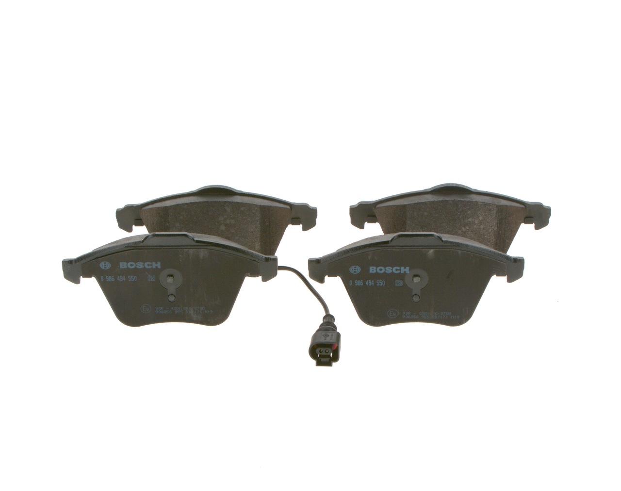 Kit pastiglie freno, Freno a disco - 0 986 494 550 BOSCH