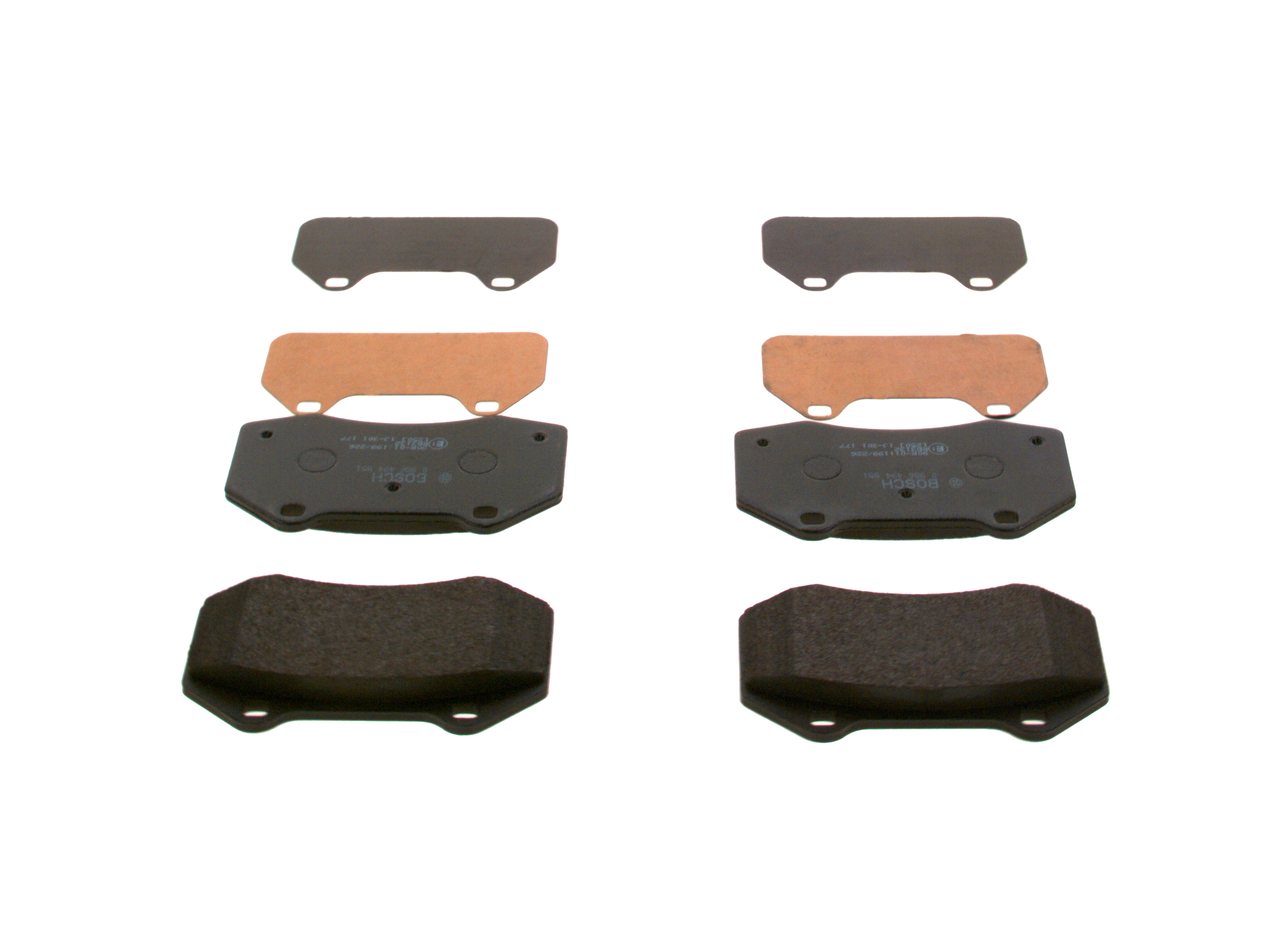 Brake Pad Set, disc brake - 0 986 494 551 BOSCH
