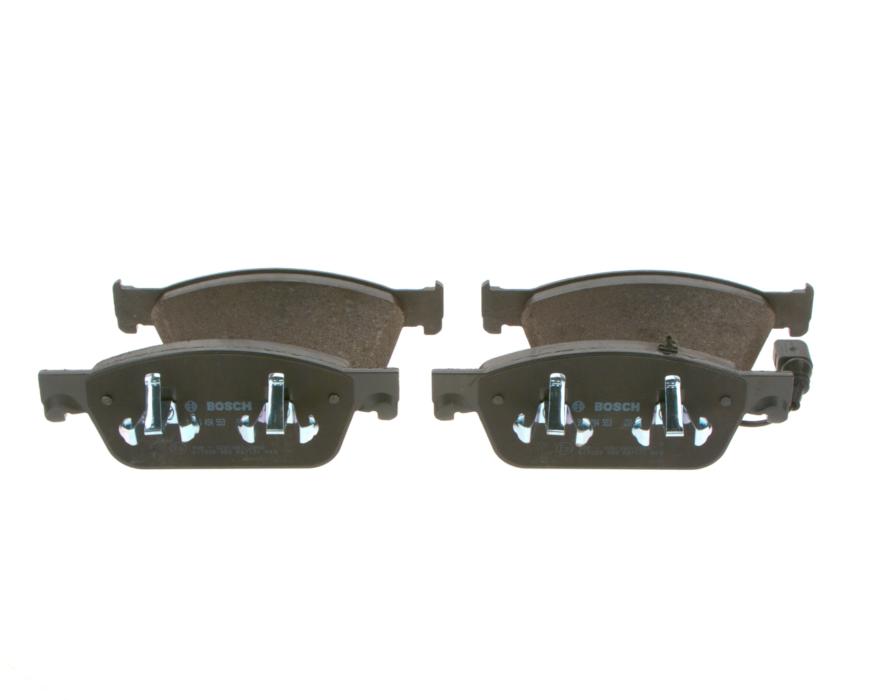 Brake Pad Set, disc brake - 0 986 494 553 BOSCH