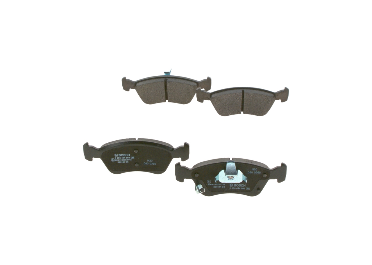 Brake Pad Set, disc brake - 0 986 494 560 BOSCH