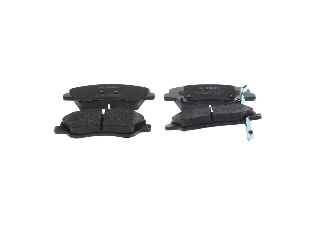 Brake Pad Set, disc brake - 0 986 494 563 BOSCH