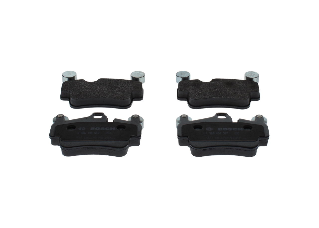 Kit pastiglie freno, Freno a disco - 0 986 494 567 BOSCH