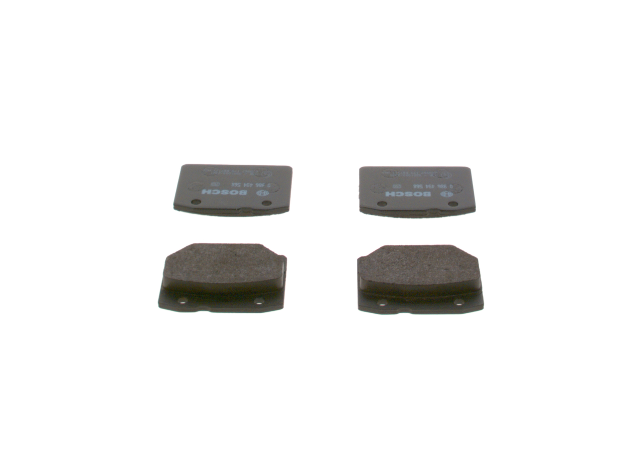 Brake Pad Set, disc brake - 0 986 494 568 BOSCH