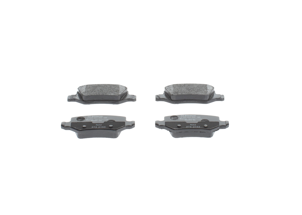 Комплект тормозных колодок, дисковый тормоз - 0 986 494 569 BOSCH