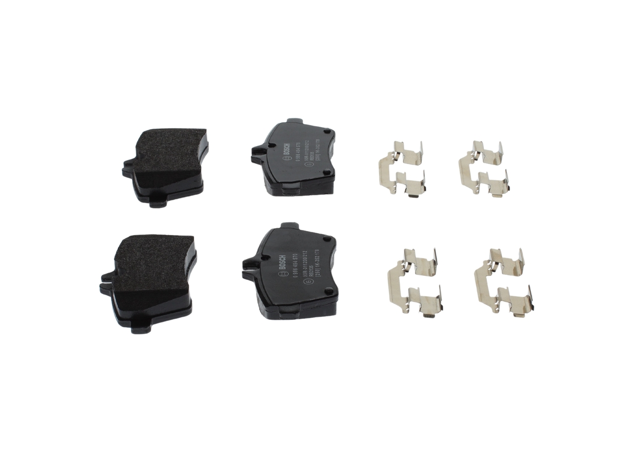 Brake Pad Set, disc brake - 0 986 494 570 BOSCH