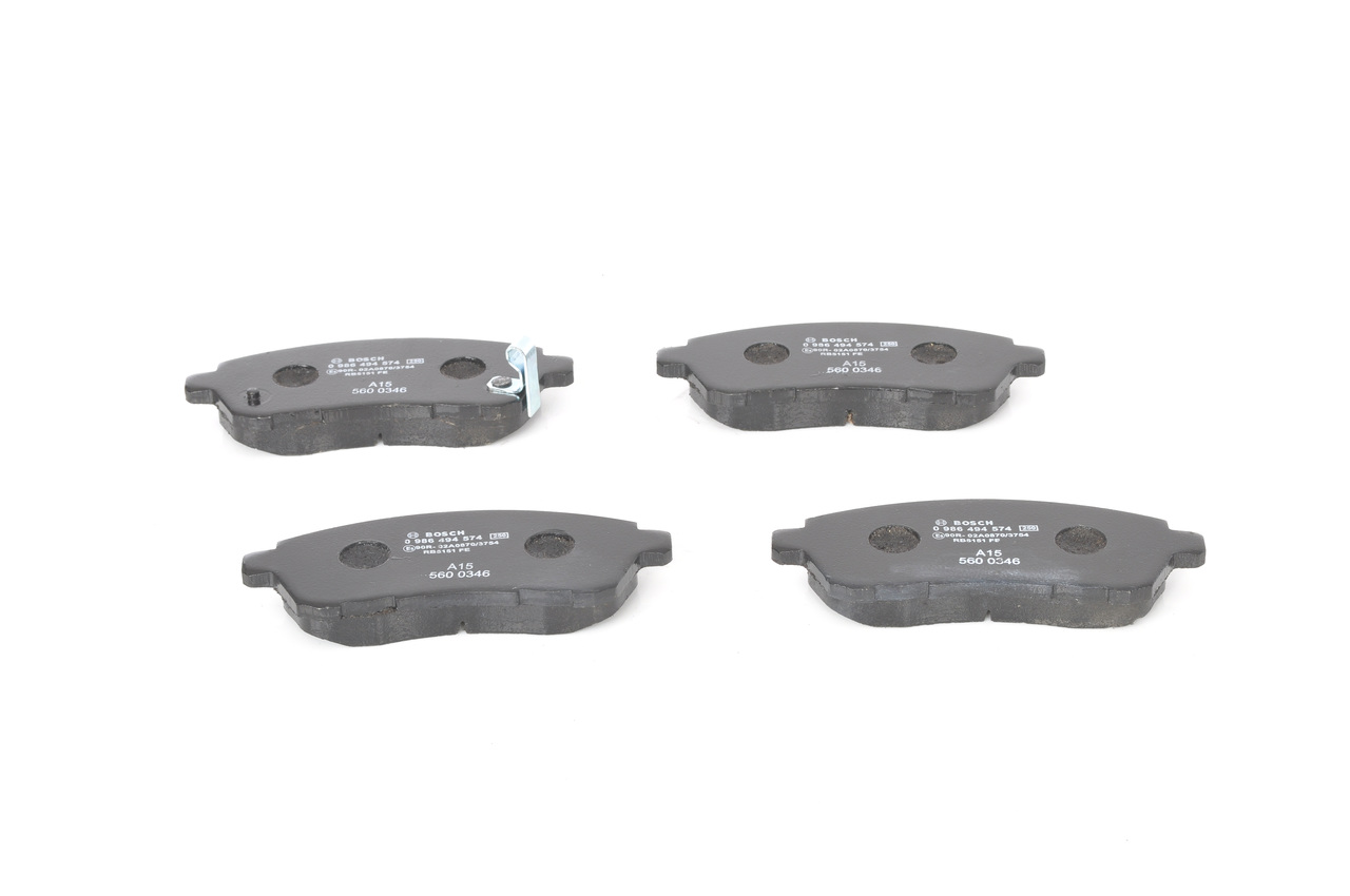 Brake Pad Set, disc brake - 0 986 494 574 BOSCH