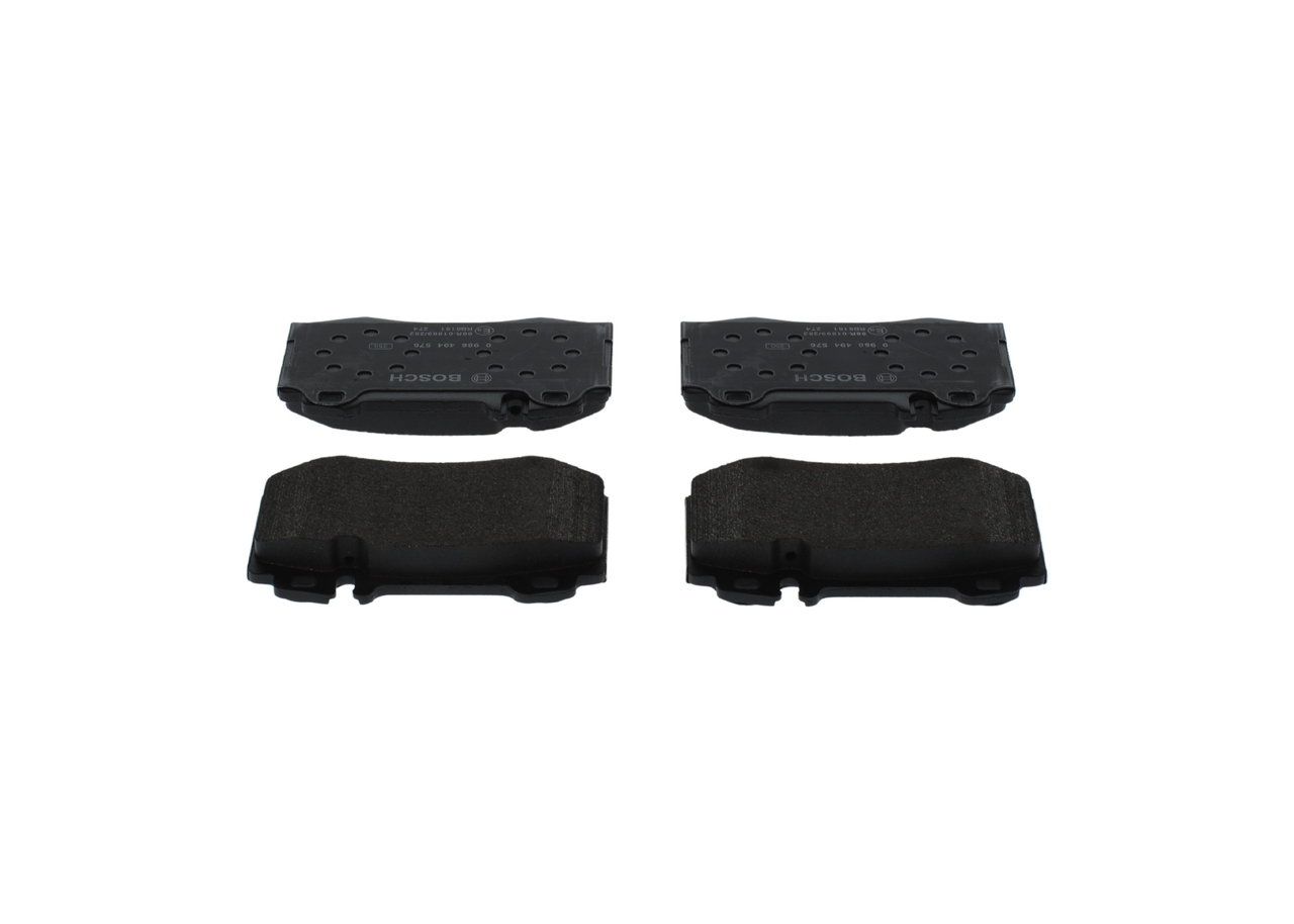 Brake Pad Set, disc brake - 0 986 494 576 BOSCH