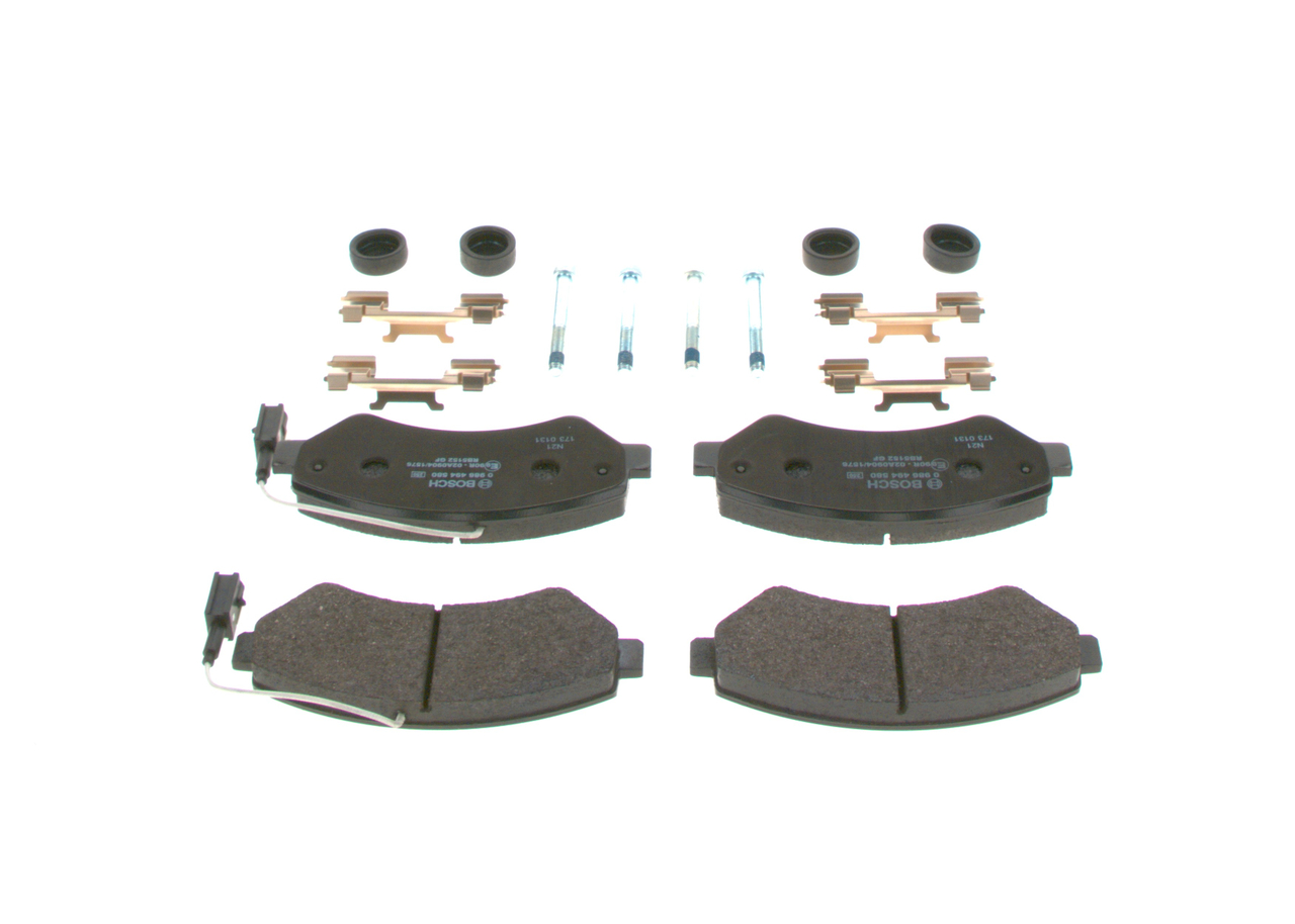 Brake Pad Set, disc brake - 0 986 494 580 BOSCH
