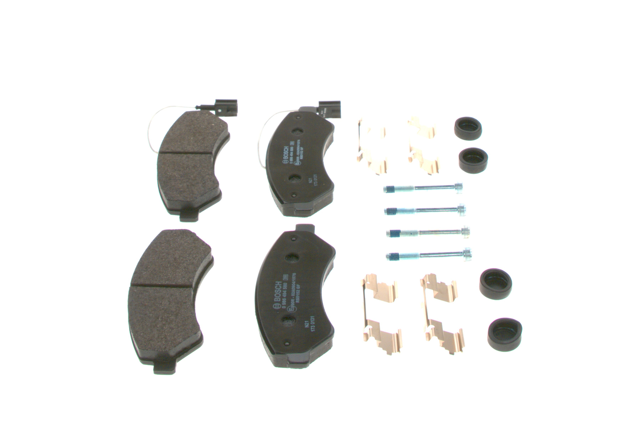 Brake Pad Set, disc brake - 0 986 494 580 BOSCH