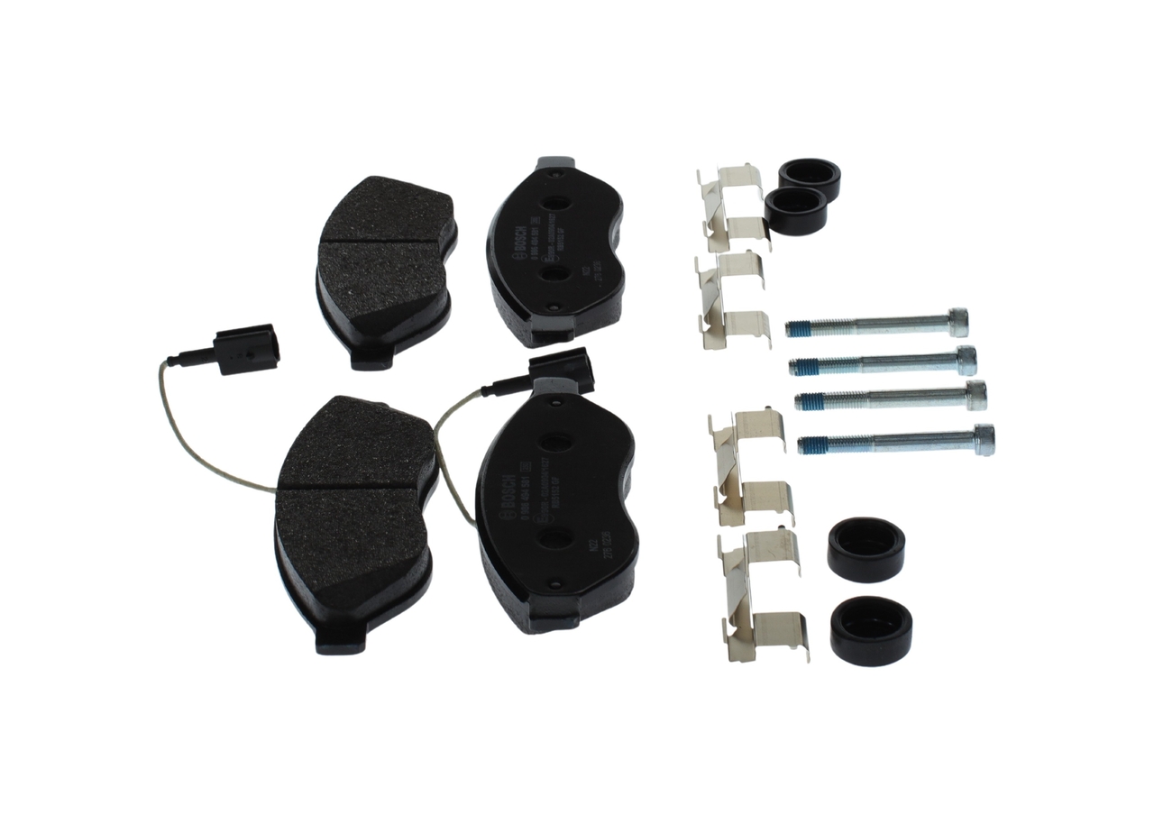 Комплект тормозных колодок, дисковый тормоз - 0 986 494 581 BOSCH