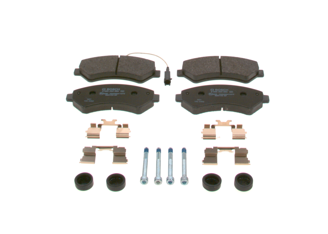 Kit pastiglie freno, Freno a disco - 0 986 494 589 BOSCH