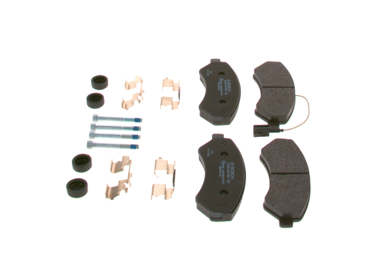 Brake Pad Set, disc brake - 0 986 494 589 BOSCH