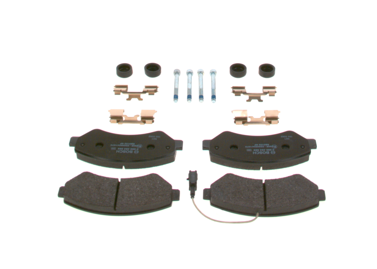 Brake Pad Set, disc brake - 0 986 494 589 BOSCH