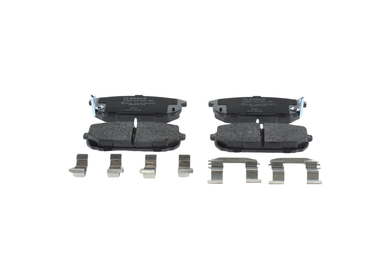 Kit pastiglie freno, Freno a disco - 0 986 494 590 BOSCH
