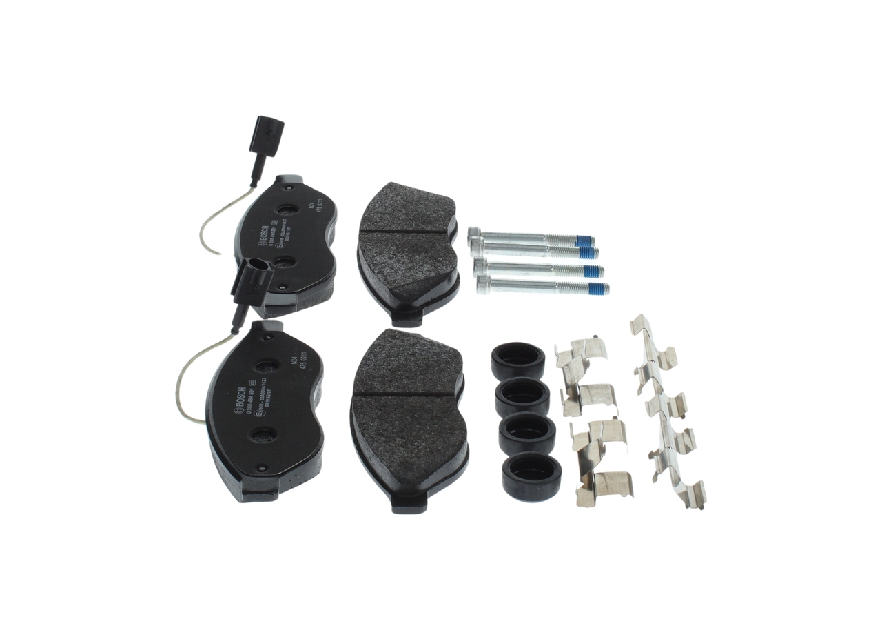 Brake Pad Set, disc brake - 0 986 494 591 BOSCH