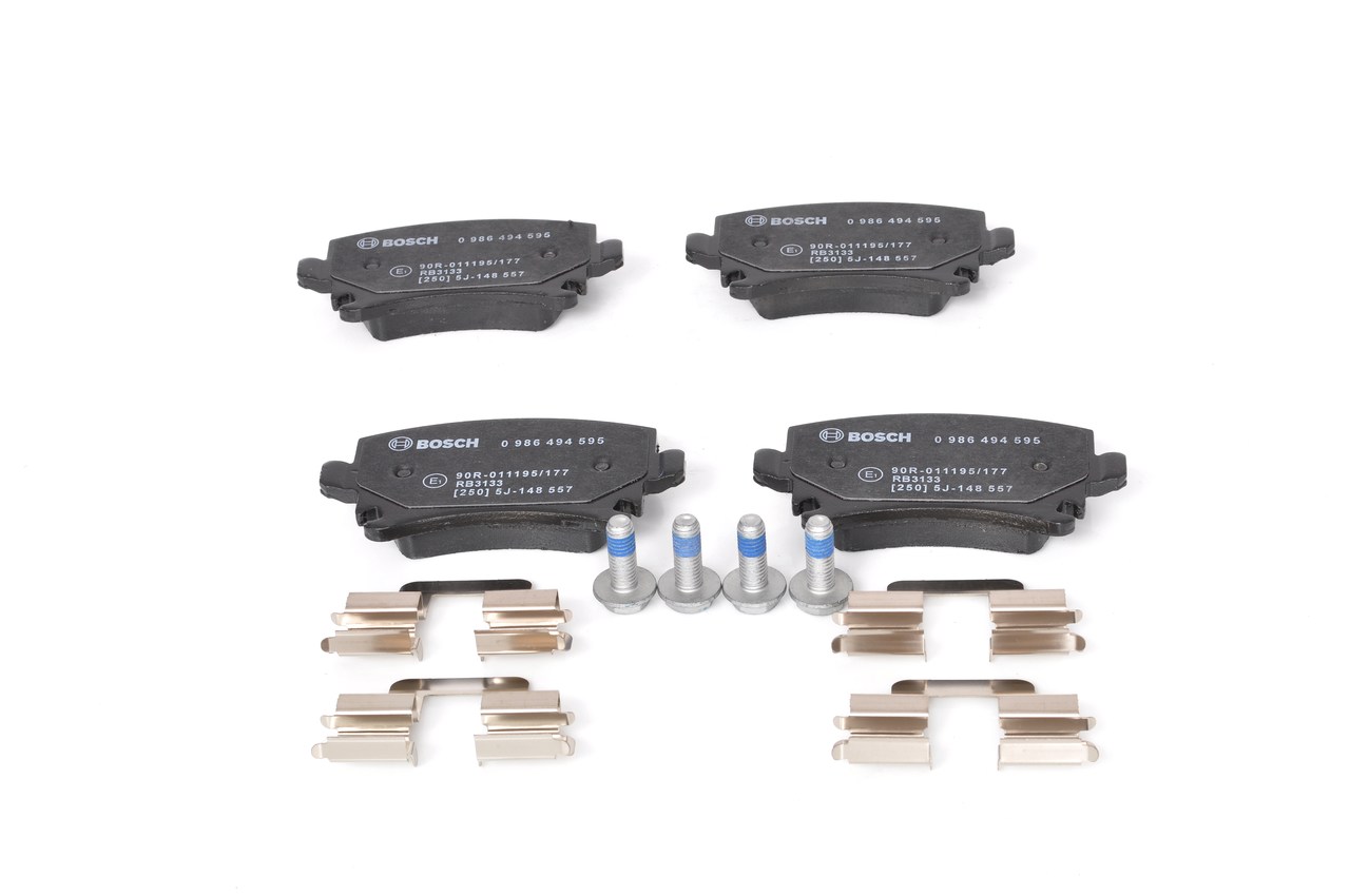 Brake Pad Set, disc brake - 0 986 494 595 BOSCH
