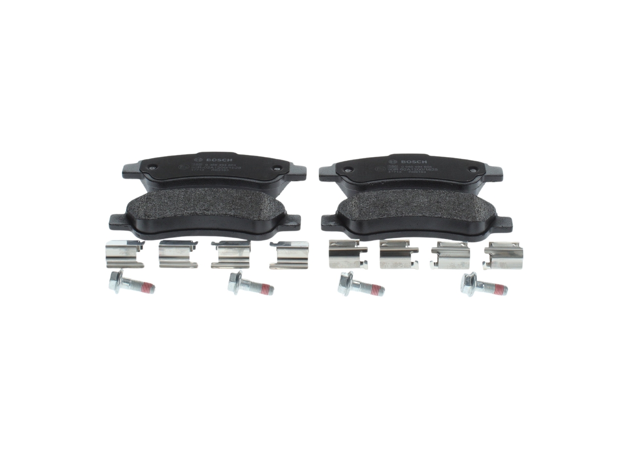 Kit pastiglie freno, Freno a disco - 0 986 494 604 BOSCH