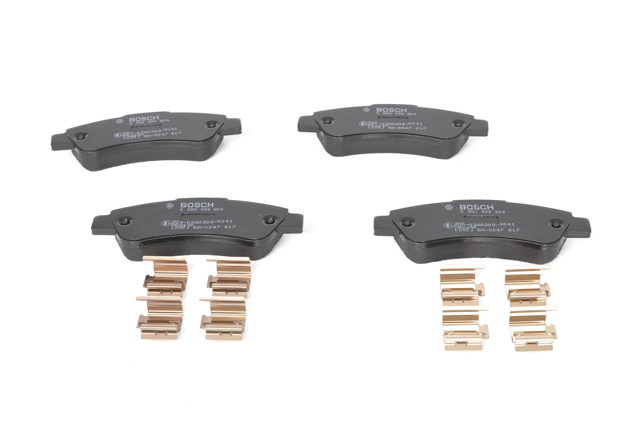 Brake Pad Set, disc brake - 0 986 494 604 BOSCH
