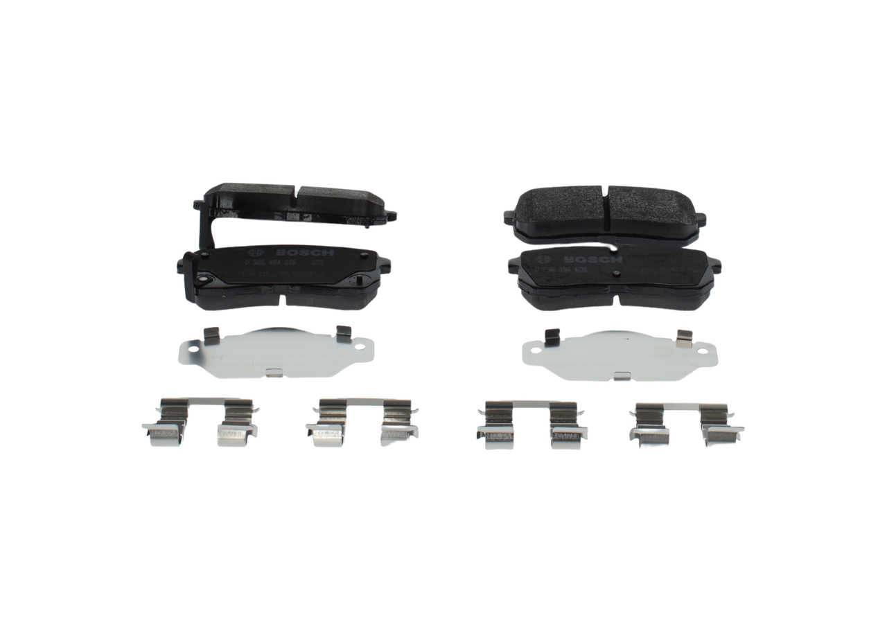 Kit pastiglie freno, Freno a disco - 0 986 494 608 BOSCH
