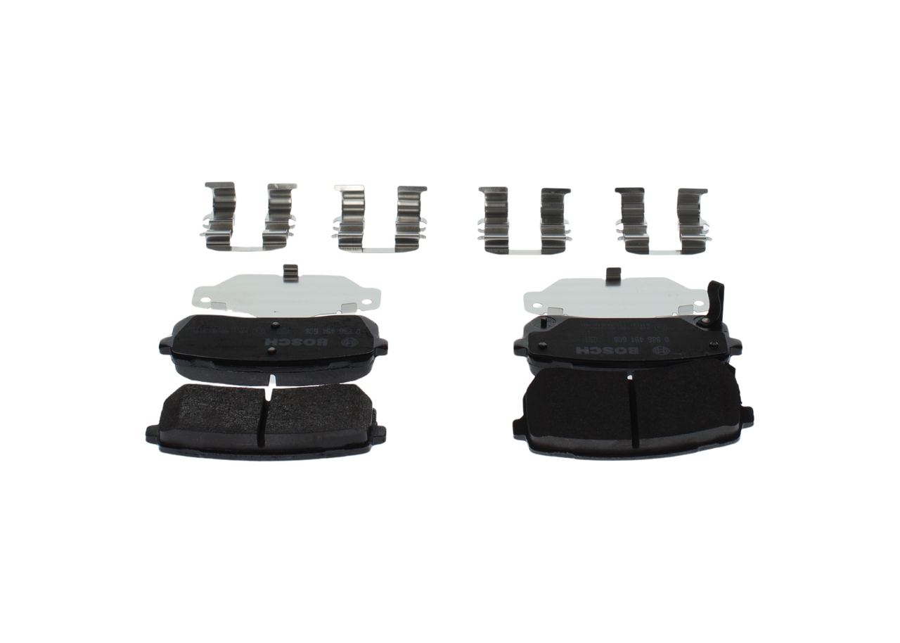 Brake Pad Set, disc brake - 0 986 494 608 BOSCH