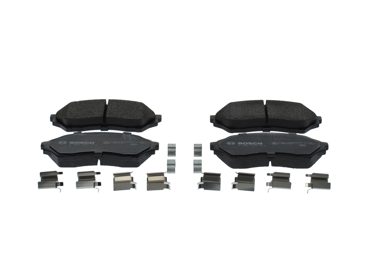 Brake Pad Set, disc brake - 0 986 494 616 BOSCH