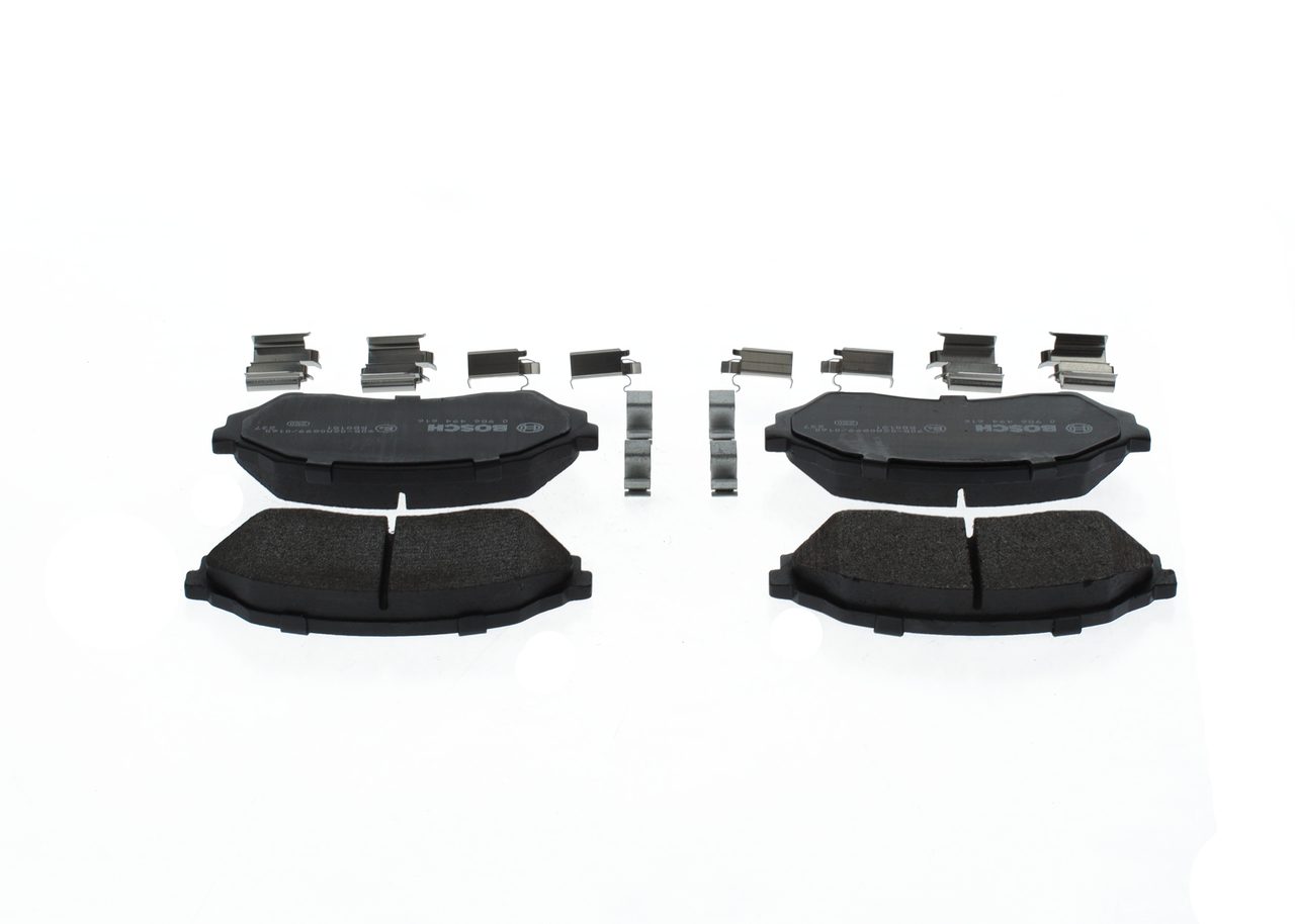 Brake Pad Set, disc brake - 0 986 494 616 BOSCH