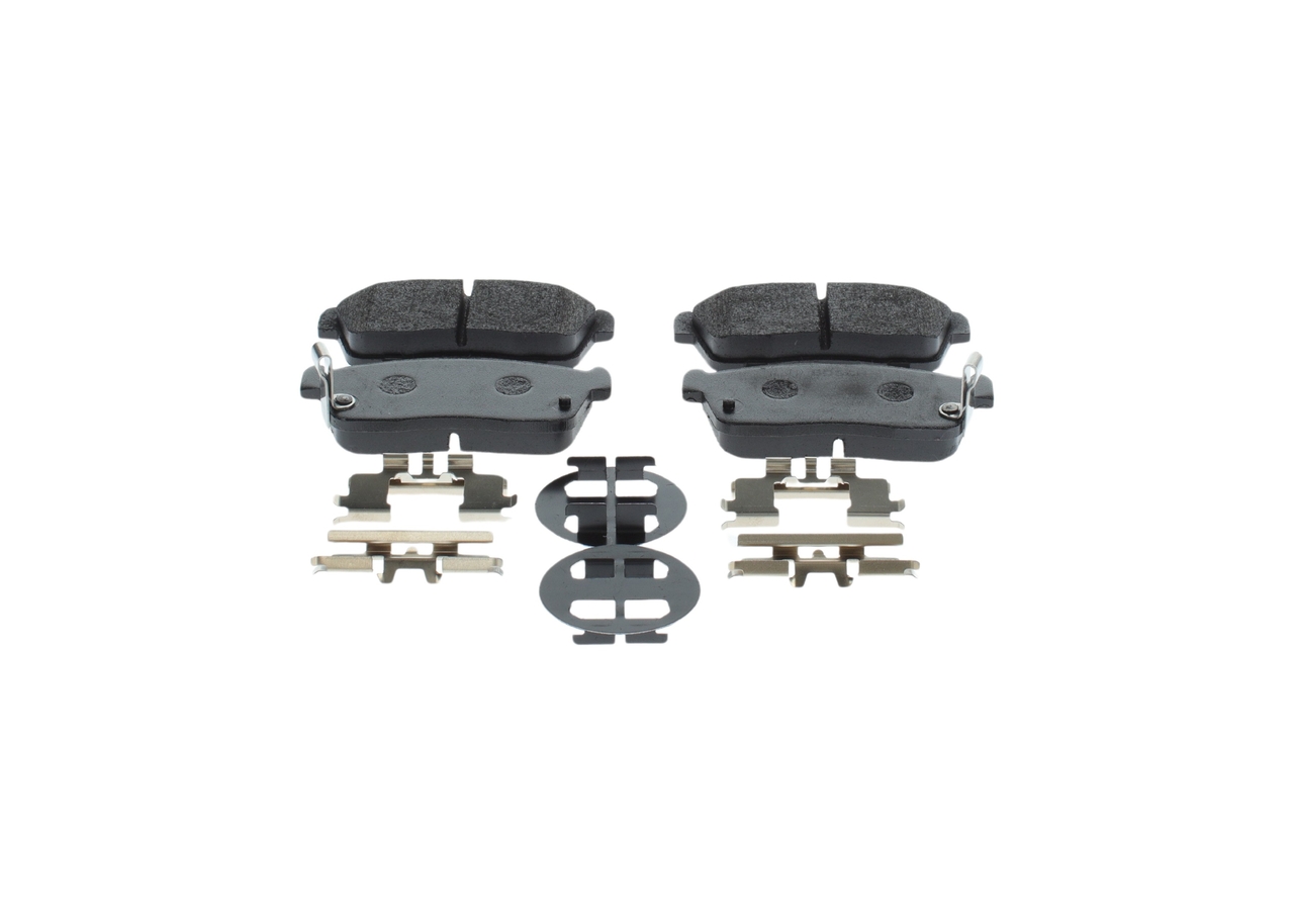 Комплект тормозных колодок, дисковый тормоз - 0 986 494 618 BOSCH