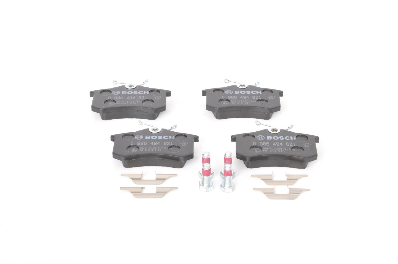 Brake Pad Set, disc brake - 0 986 494 621 BOSCH