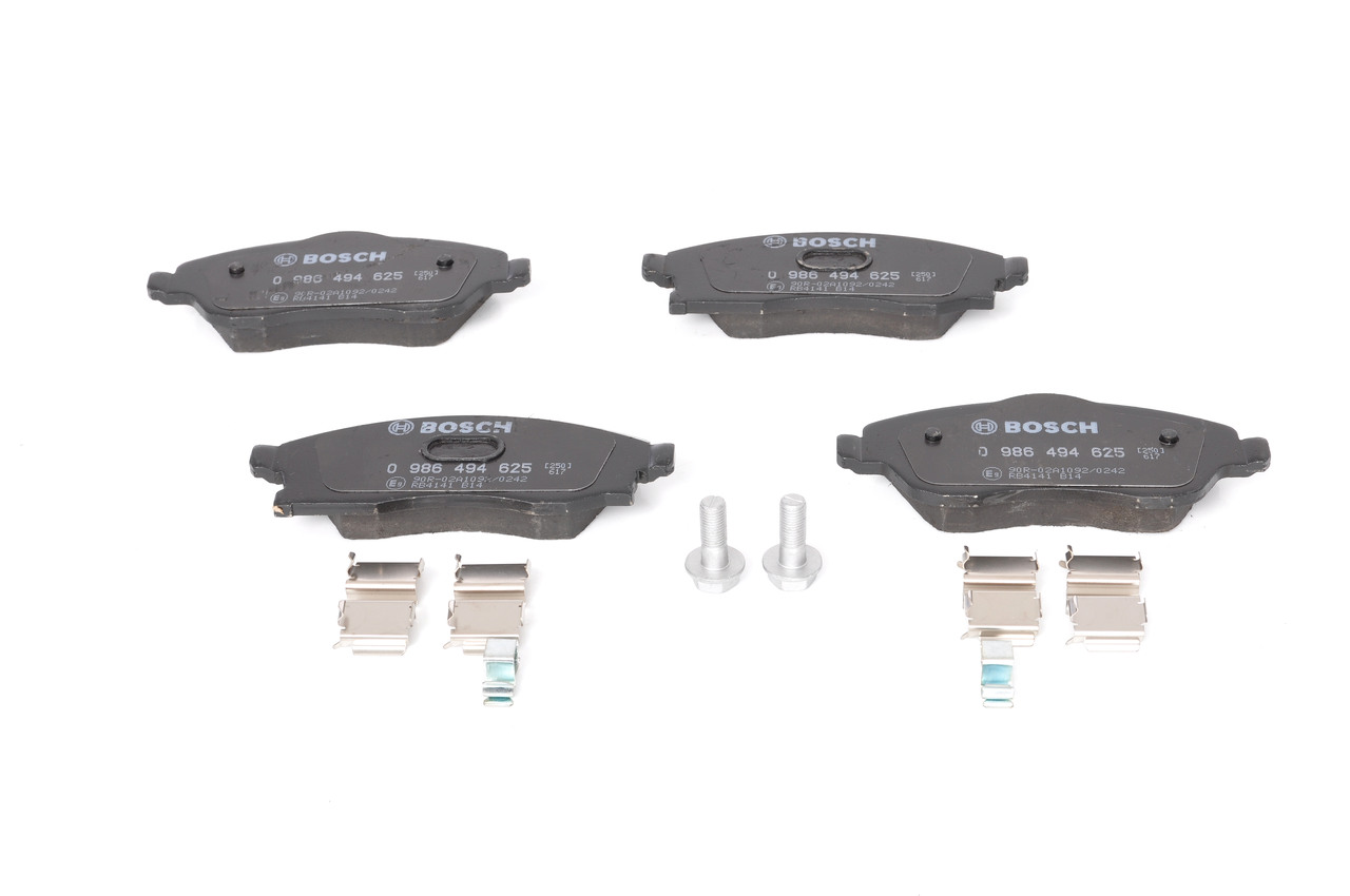 Kit pastiglie freno, Freno a disco - 0 986 494 625 BOSCH