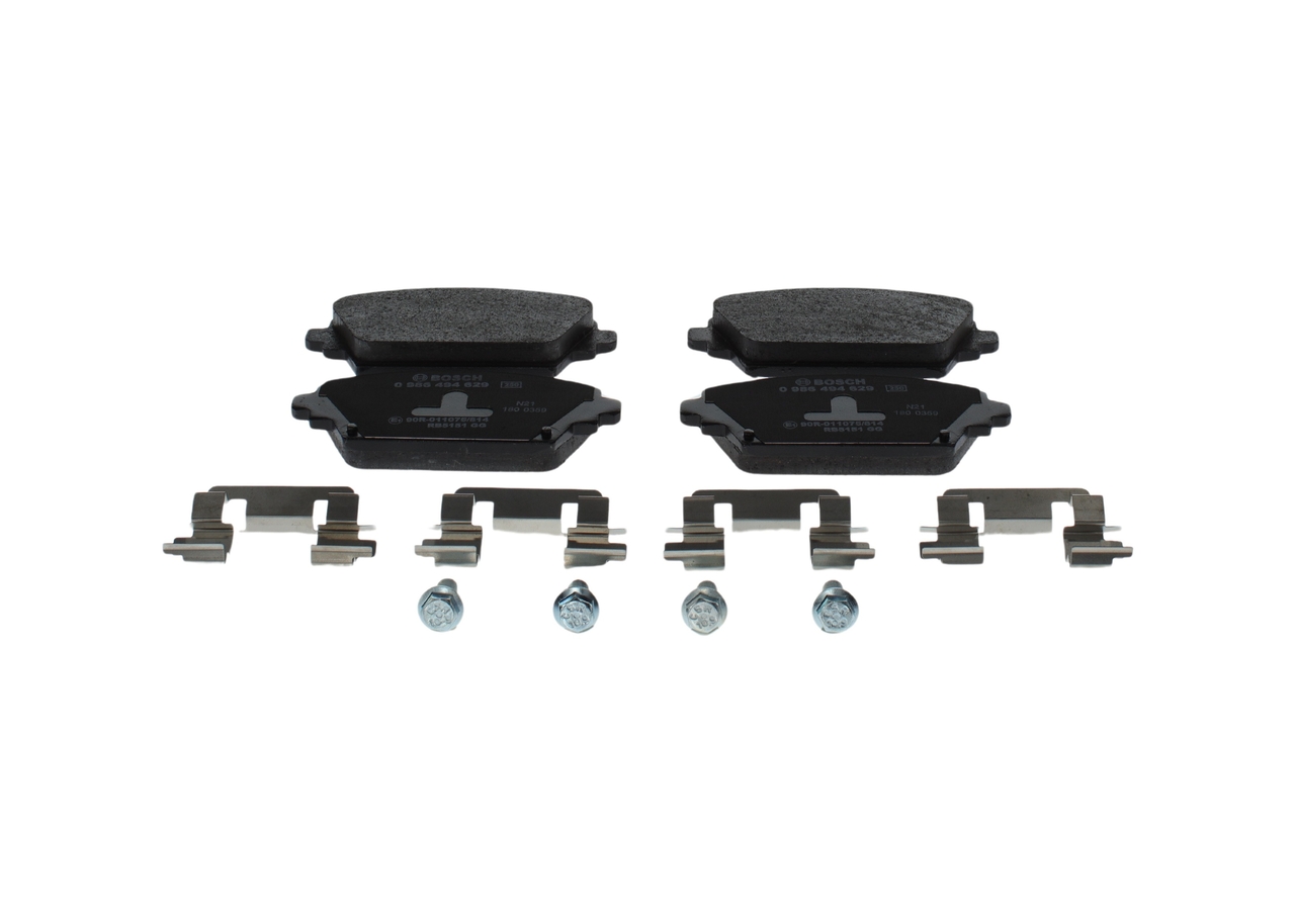 Brake Pad Set, disc brake - 0 986 494 629 BOSCH