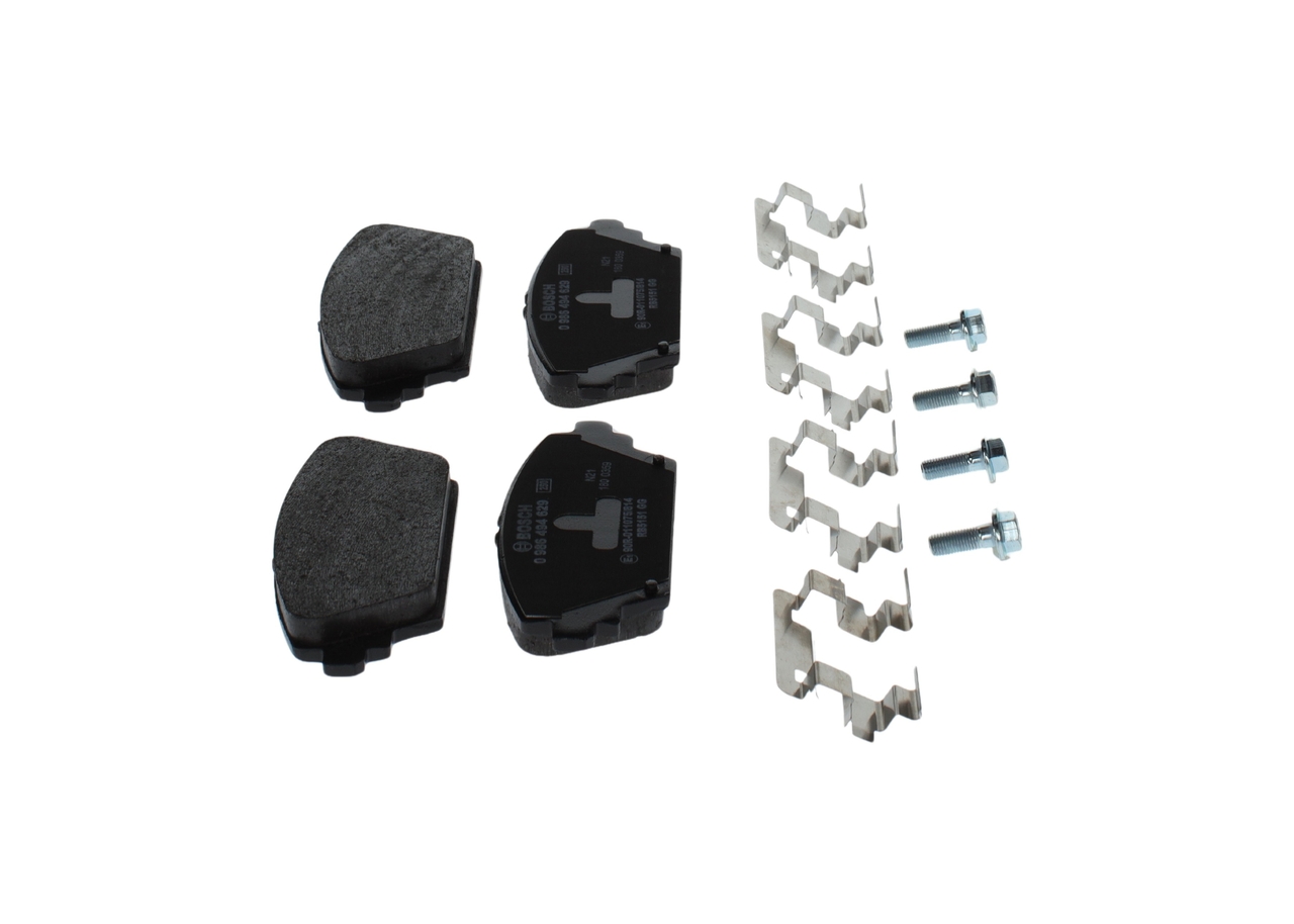 Brake Pad Set, disc brake - 0 986 494 629 BOSCH