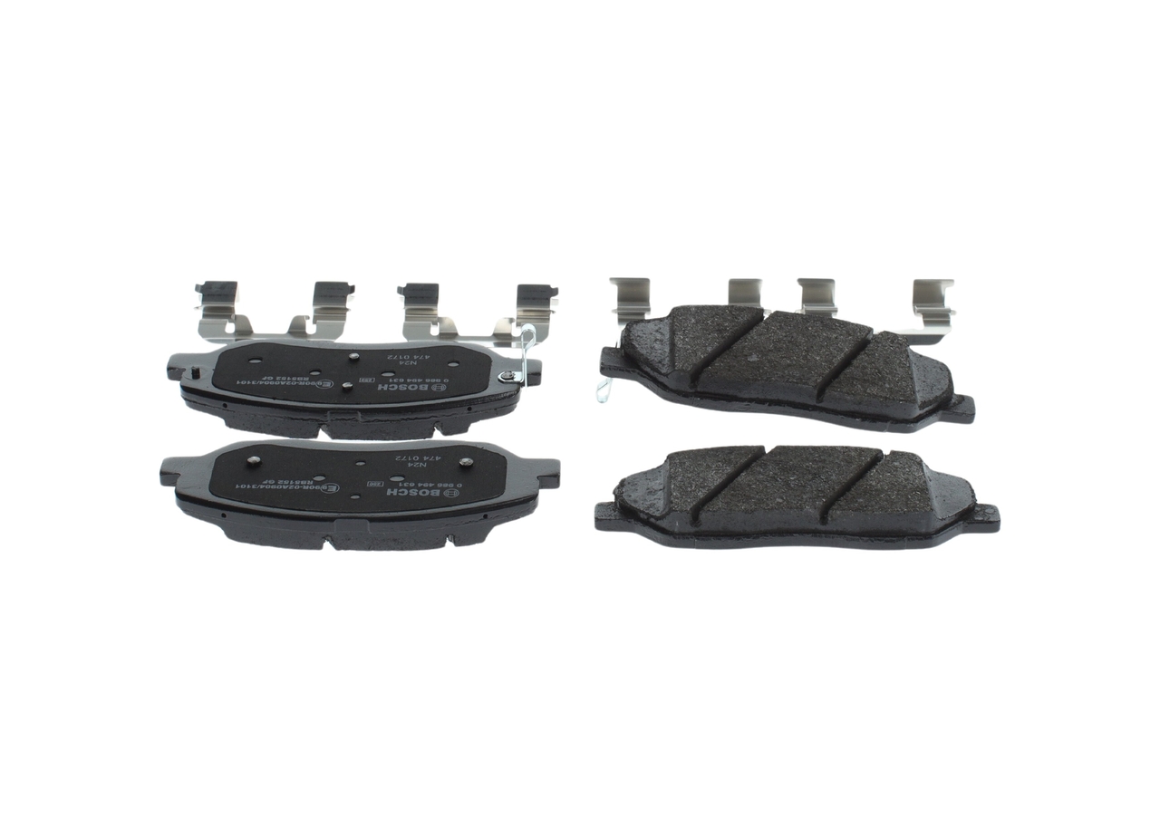 Brake Pad Set, disc brake - 0 986 494 631 BOSCH