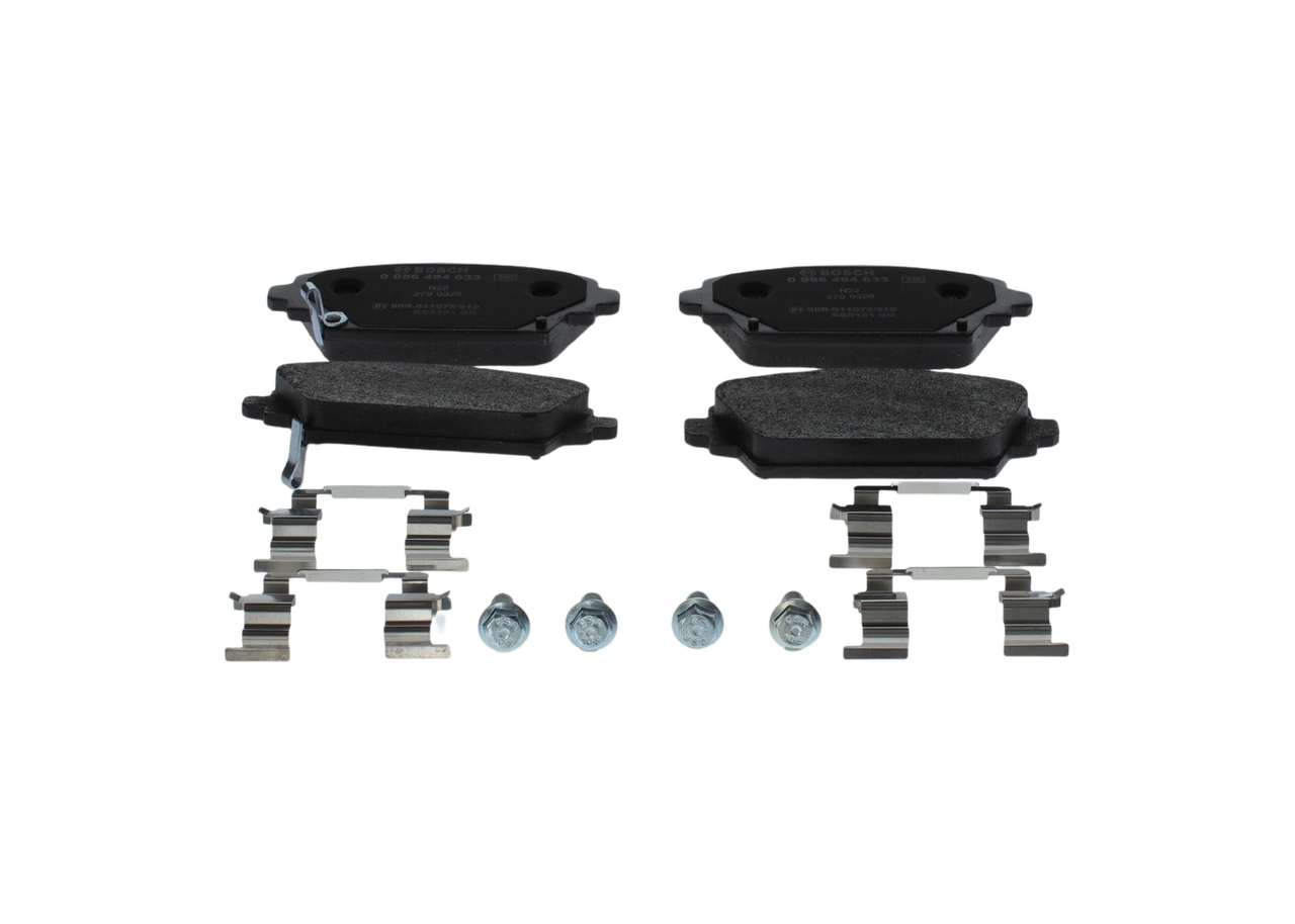 Brake Pad Set, disc brake - 0 986 494 633 BOSCH