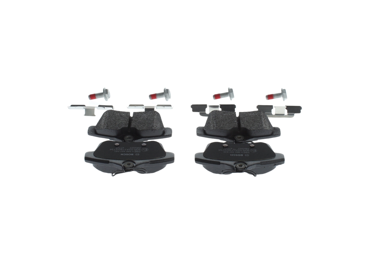 Brake Pad Set, disc brake - 0 986 494 640 BOSCH