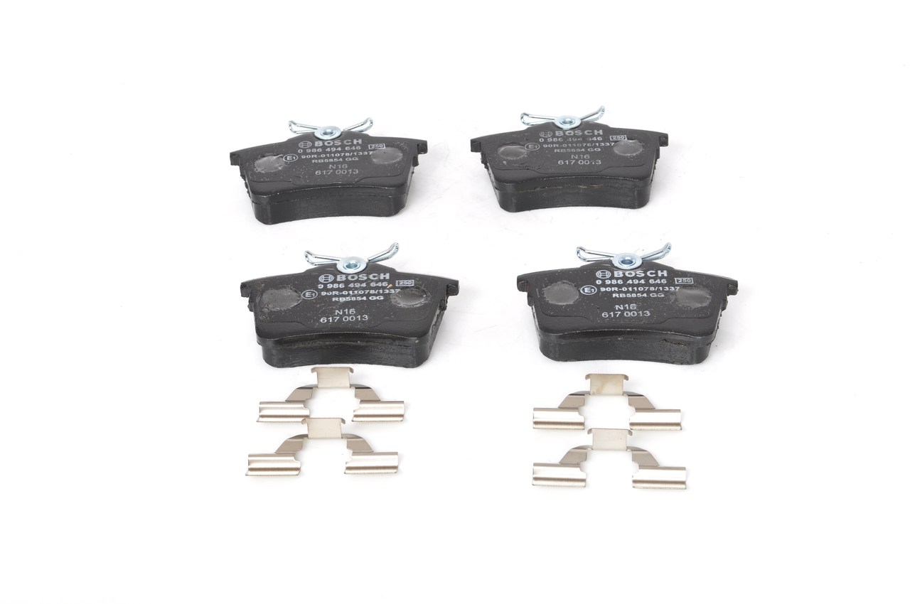 Brake Pad Set, disc brake - 0 986 494 646 BOSCH