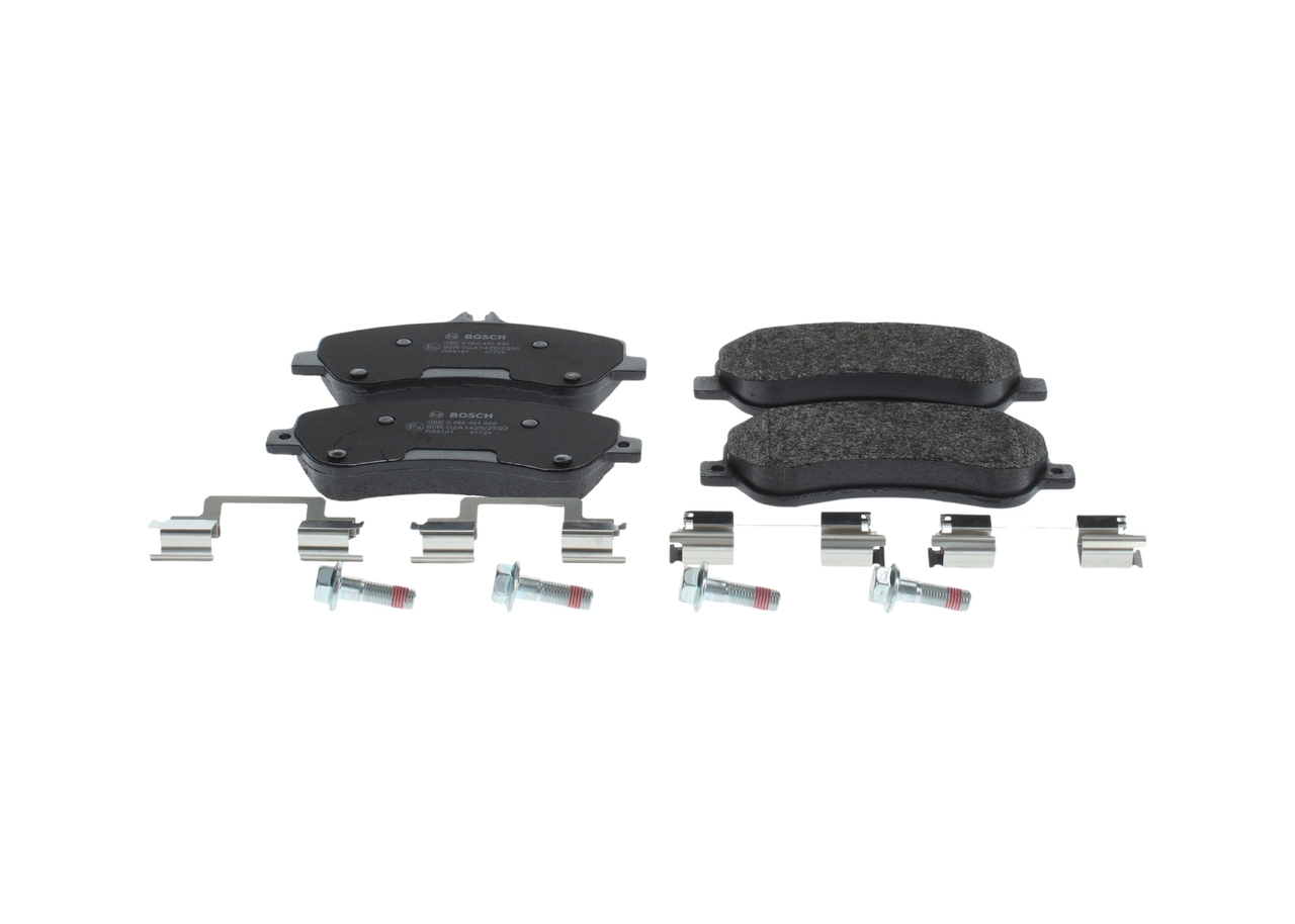 Комплект тормозных колодок, дисковый тормоз - 0 986 494 648 BOSCH