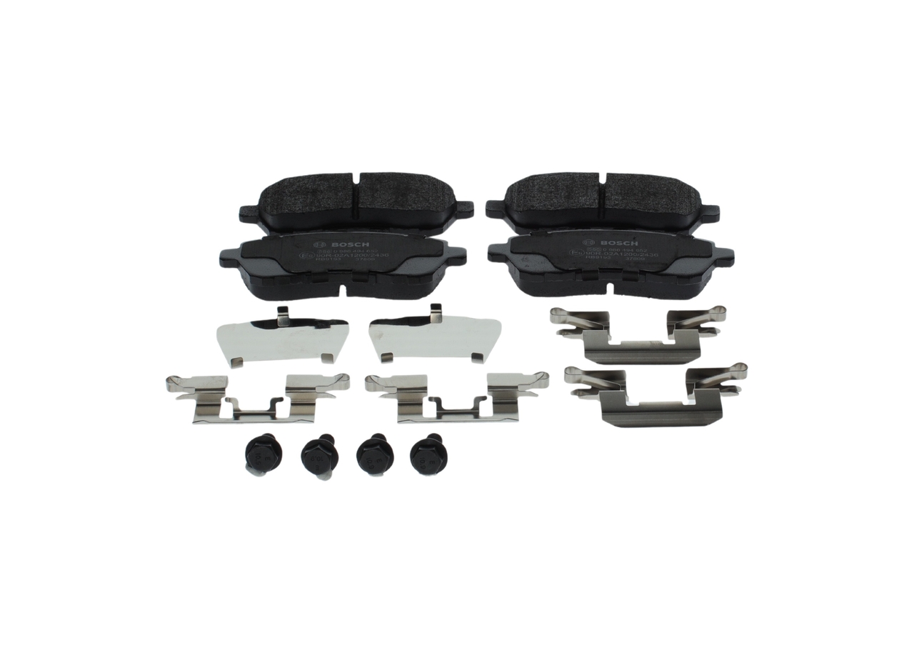 Kit pastiglie freno, Freno a disco - 0 986 494 652 BOSCH