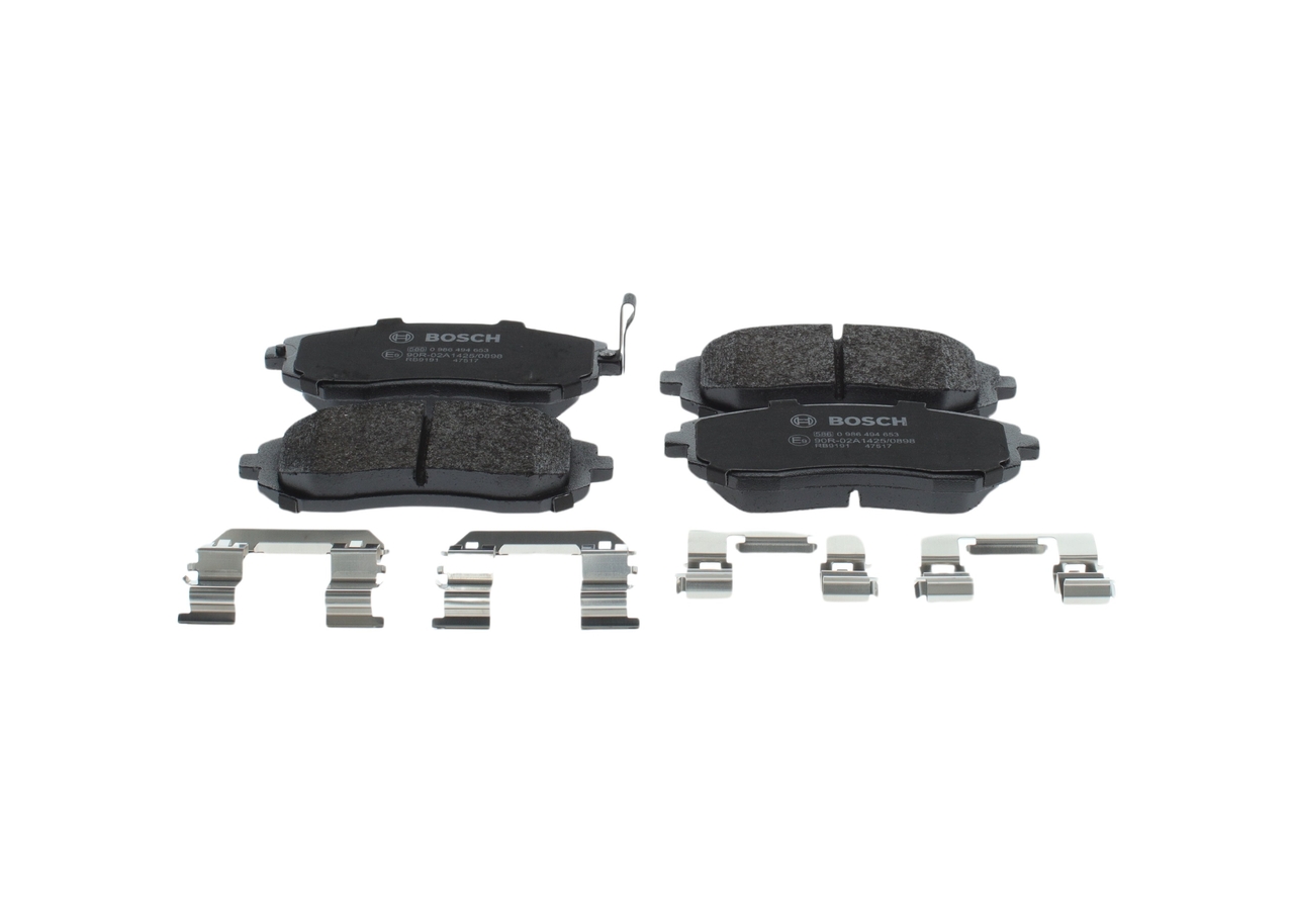 Kit pastiglie freno, Freno a disco - 0 986 494 653 BOSCH