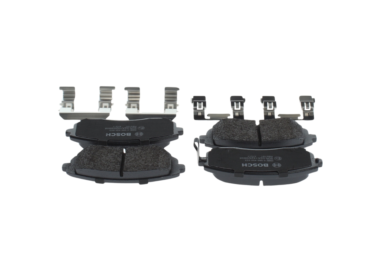 Brake Pad Set, disc brake - 0 986 494 653 BOSCH