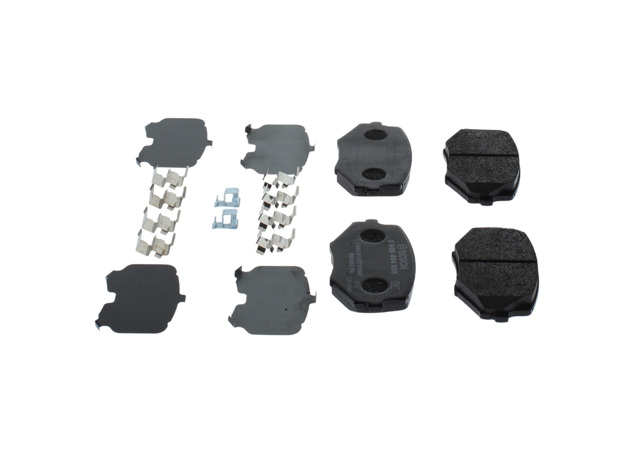 Brake Pad Set, disc brake - 0 986 494 655 BOSCH