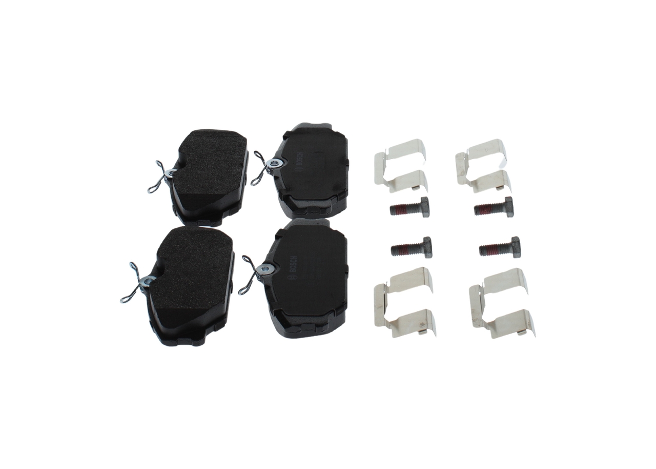 Brake Pad Set, disc brake - 0 986 494 656 BOSCH