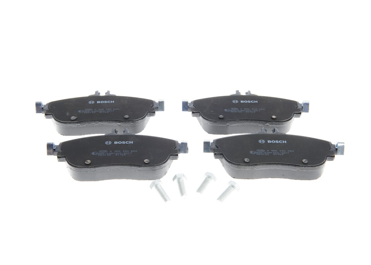 Brake Pad Set, disc brake - 0 986 494 662 BOSCH