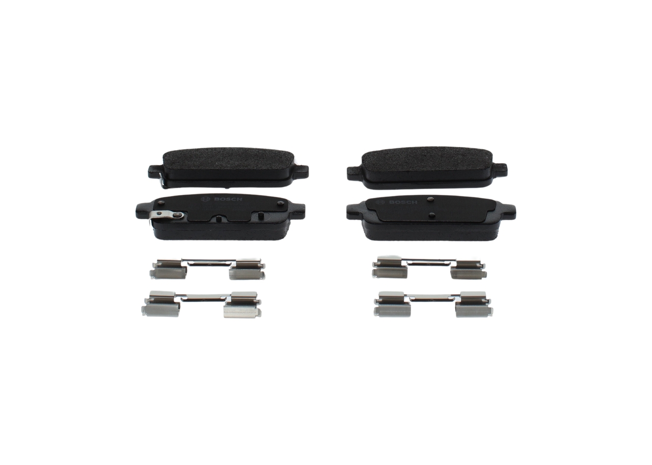 Комплект тормозных колодок, дисковый тормоз - 0 986 494 666 BOSCH