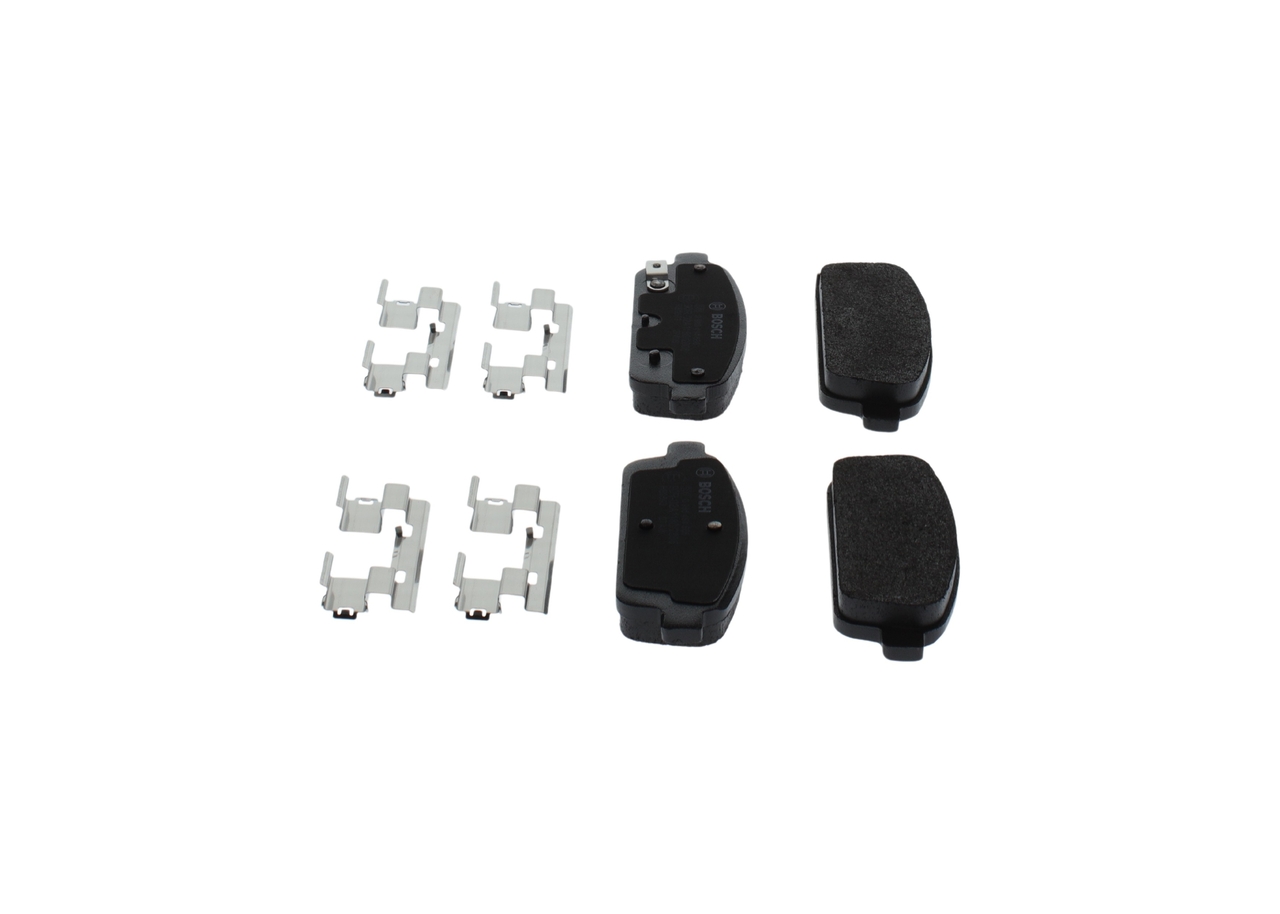 Brake Pad Set, disc brake - 0 986 494 666 BOSCH